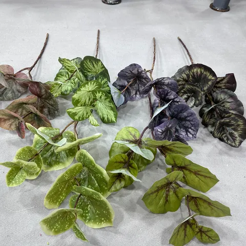 Nordic Ins Style Artificial Lotus Leaves Simulation Greenery Plastic Soft Glue Silk Cloth Plants For Home Living Room Decoration DIY Floral Arrangement