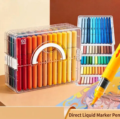 Flüssig Acryl Marker Stifte Set Schnelltrocknend Wasserdicht Lackmarker Reibungsloses Schreiben Für DIY Kunst Handwerk Zeichnen Malen Schule