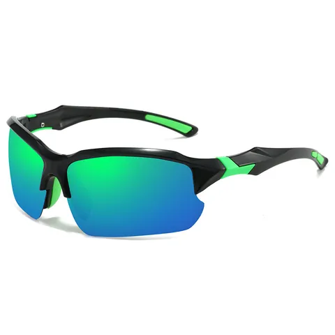 Herren Polarisierte Outdoor Sport Sonnenbrille Halbrahmen Radfahren Laufen Angeln Schutzbrille UV-Schutz Eyewear Für Damen Herren