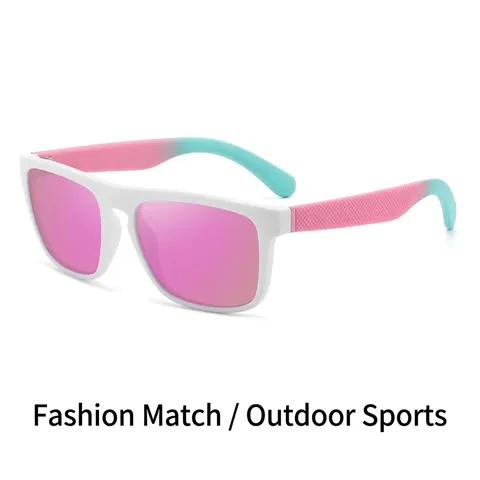 Occhiali da Sole Sportivi Polarizzati per Uomo Donna UV400 Rivestimento a Specchio Outdoor Guida Pesca Escursionismo Ciclismo Retrò Occhiali Quadrati