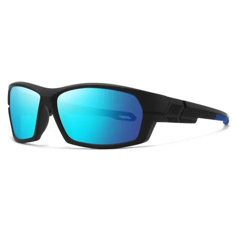 Occhiali da Sole Sportivi Polarizzati Per Uomo Donna Montatura PC Lenti TAC Protezione UV400 Stile Aviatore Quadrato Ciclismo Pesca All'aperto