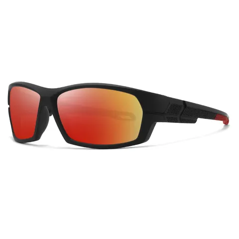 Occhiali da Sole Sportivi Polarizzati Per Uomo Donna Montatura PC Lenti TAC Protezione UV400 Stile Aviatore Quadrato Ciclismo Pesca All'aperto