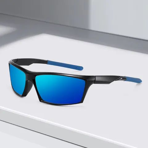 Occhiali da Sole Polarizzati Sportivi all'Aperto per Uomo Donna Protezione UV400 Montatura in PC Lenti TAC Ciclismo Guida Pesca