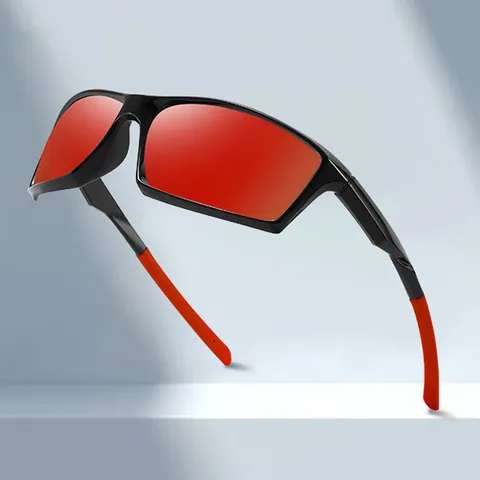 Occhiali da Sole Polarizzati Sportivi all'Aperto per Uomo Donna Protezione UV400 Montatura in PC Lenti TAC Ciclismo Guida Pesca