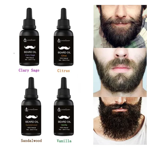 Professional Beard Care Oil Nourishing Softening Natural Plant Ingredients For Men Facial Hair Grooming Daily Use Multiple Scent Options