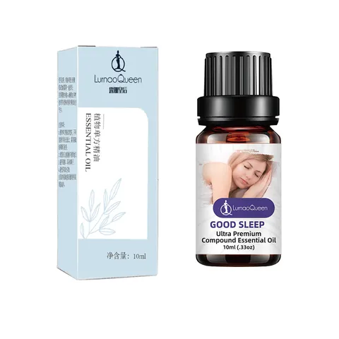 LurnaoQueen Compound Essential Oil For Aromatherapy Stress Relief Sleep Aid Anxiety Removal Pure Natural Plant Extract Body Skin Care