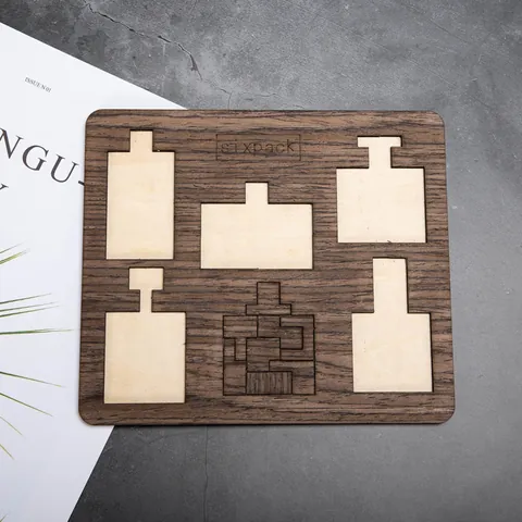 Puzzle en Bois de Haute Difficulté Forme d'Animal pour Adultes Ados Casse-tête Puzzle Chat Oiseau Lune Thème Forêt Déco Bureau Cadeau