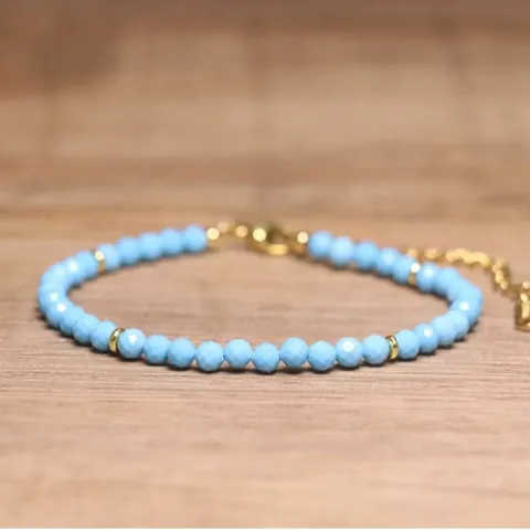 Natuursteen Gefacetteerd Kralen Armband Boheems Handgemaakt Verstelbaar Sieraden Armband Voor Dames Heren Cadeau