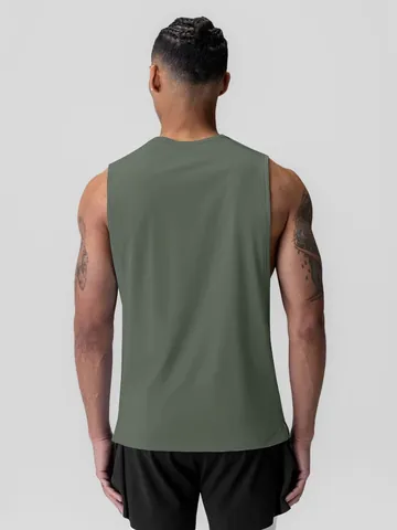 Débardeur de Sport Homme Muscle Séchage Rapide Mesh Respirant Fitness Entraînement Basketball Vest Couleur Unie Top Sans Manches