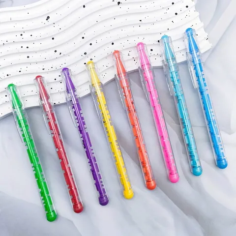 Creative Puzzle Maze Ballpoint Pen Transparent Plastic Stress Relief Fidget Toy Writing Pen For Students Office Stationery