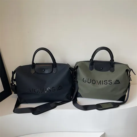 New Multi-functional Travel Bag Large Capacity Letter Print Oxford Cloth Handbag For Leisure Commute Sports Fitness Duffel Bag Unisex