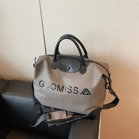 New Multi-functional Travel Bag Large Capacity Letter Print Oxford Cloth Handbag For Leisure Commute Sports Fitness Duffel Bag Unisex