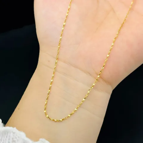 Minimalist 304 Stainless Steel Gypsophila Thin Chain Necklace Bracelet For Women Gold Silver Plated Fashion Jewelry Gift