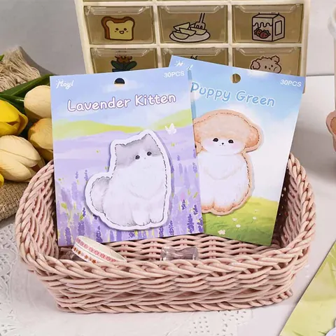 Cute Cartoon Animal Shaped Sticky Notes Self Adhesive Memo Pad For Student Office Notebook Stationery Scrapbooking Supplies