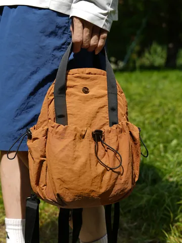 Lightweight Nylon Multi-functional Women Backpack Large Capacity Outdoor Travel Crossbody Bag Trendy Chest Bag For Women