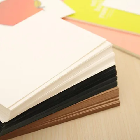 Blank Postcards Cardstock Heavyweight Kraft White Black Paper Cards For DIY Hand Painting Drawing Writing Note Cards