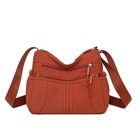 Damen Oxford-Gewebe Umhängetasche Mehrere Taschen Große Kapazität Leicht Wasserabweisend Täglich Lässig Schultertasche Für Mutter