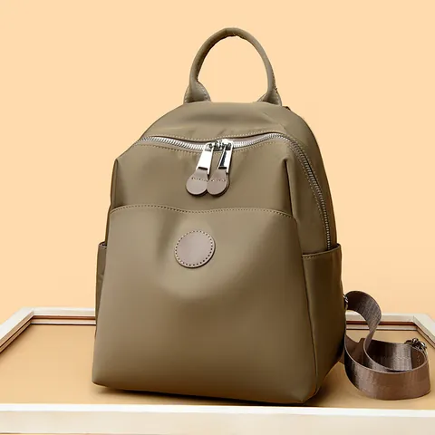 Women Fashion Oxford Cloth Backpack Waterproof Nylon Travel Commuter School Bag Simple Small Large Daypack