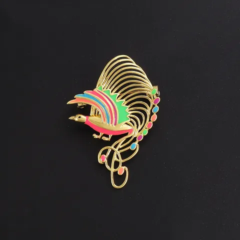 Zirconia Brooch Pins For Women Copper Alloy Enamel Animal Flower Snowflake Star Moon Butterfly Heart Pins For Coat Jacket Accessory