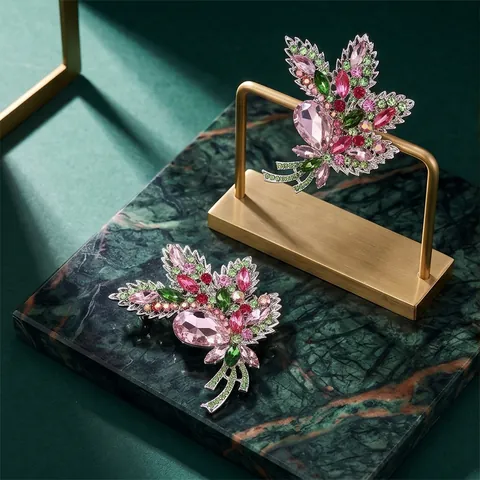 Vintage Übergroße Blume Brosche Für Damen Legierung Strass Floral Pin Mode Schmuck Schal Clip Strickjacke Zubehör Geschenk