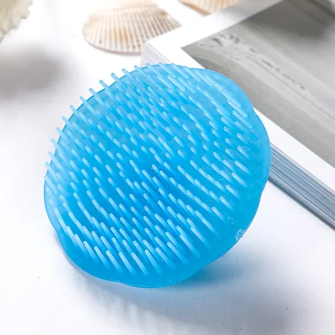 Masseur Manuel du Cuir Chevelu Brosse de Lavage de Cheveux Brosse à Shampooing en PE Durable Avec Poignée Pour Salle de Bain