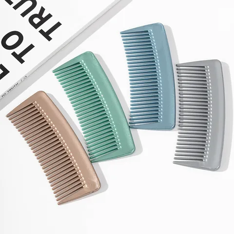 Portable Pocket Hair Comb For Women Kids Mini Travel Detangling Brush For Bangs Small Hair Styling Tool Smooth Comb