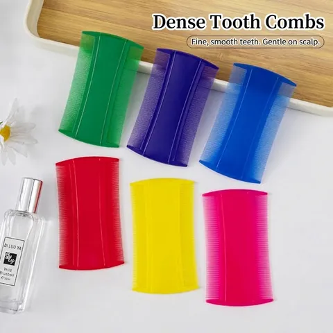 Pet Flea Comb Double Sided Fine Tooth Lice Remover For Dogs Cats Cleaning Grooming PP Plastic Nit Comb Pet Care Tool