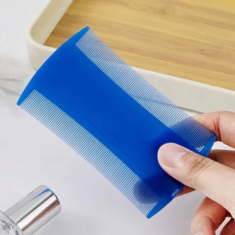 Pet Flea Comb Double Sided Fine Tooth Lice Remover For Dogs Cats Cleaning Grooming PP Plastic Nit Comb Pet Care Tool