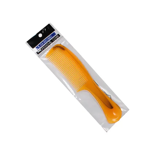 Amber Flexible Portable Hair Comb Plastic Small Fine Tooth Styling Tool For Men Women Daily Grooming Haircare Accessory Gift