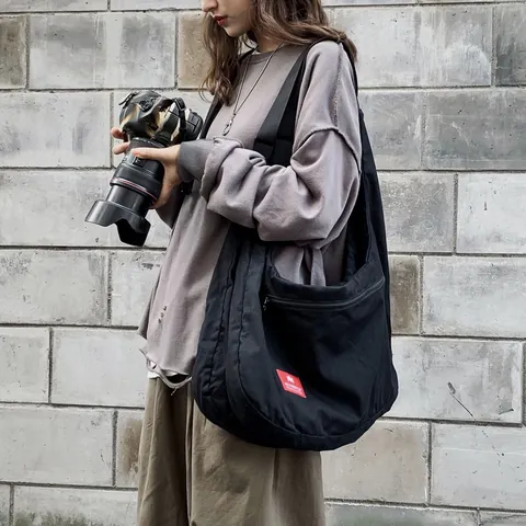 Black Canvas Bags
