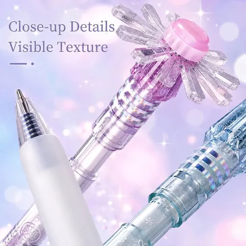 Aihao Rotating Flying Wing Retractable Gel Pen Stress Relief Black Ink Fine Tip Stationery For Students Office Supplies