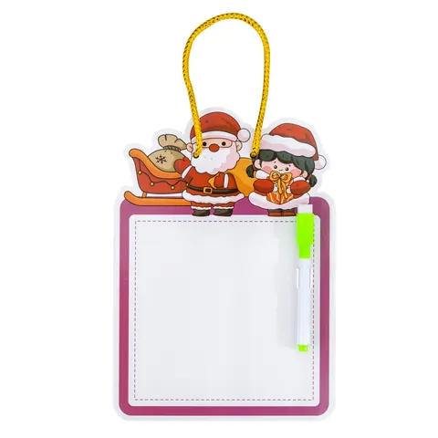 Weihnachten Cartoon Kinder Löschbare Zeichenbrett Papier Doppelseitige Schreiben Malerei Tafel Pädagogisches Geschenk Für Kinder