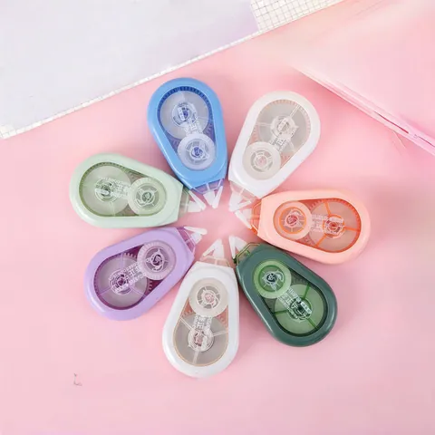 Morandi Gradient Correction Tape Large Capacity Quiet Correction Strip PET Film For Student Office School Stationery Supplies