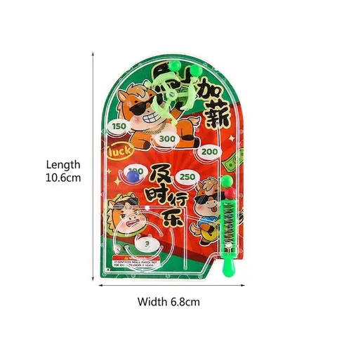 Mini Handheld Pinball Maze Game Toy For Kids Cartoon Horse Panda Educational Toy Hand Eye Coordination Party Favors Gift