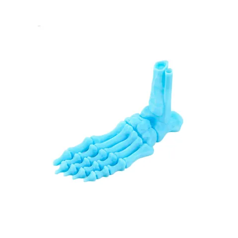 3D Printed Luminous Skeleton Hand Foot Bone Ornaments Halloween Decoration Jointed Toy Glow In Dark Gothic Horror Plastic Home Decor