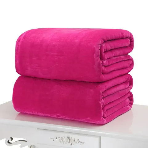 Modern Minimalist Solid Color Flannel Blanket Soft Warm Polyester Throw Blanket For Bed Sofa Travel Pet Office Use Blankets