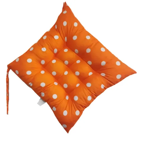 Polka Dot Plaid Thickened Breathable Chair Pad Soft Polyester Seat Cushion For Office Student Stool Tatami Home Decorative Square Cushion