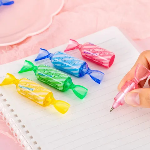 Χαριτωμένο Στυλό σε Σχήμα Καραμέλας Kawaii Πλαστικό Στυλό Δώρο για Μαθητές Δημιουργικό Στυλό Καραμέλα για Γραφείο Σχολείο