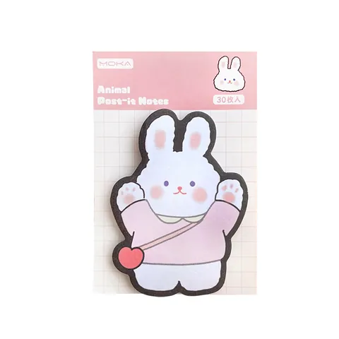 Blocs-notes en Forme d'Animaux de Dessin Animé Notes Autocollantes Illustration Mignonne Notes Post-it Animaux Pour Scrapbooking Décoration DIY Fournitures de Bureau