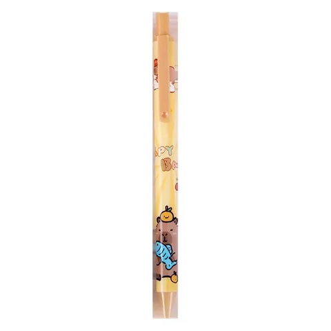 Cute Capybara Retractable Gel Pen 0.5mm Black Ink Quick Dry Water Pig Cartoon Pens For Students Office School Writing Supplies