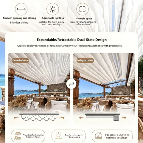 Polyester Deckenhimmel Draperie Chiffon Vorhänge Für Hochzeit Party Hotel Restaurant Dekoration Flach Wellen Stil Hintergrund Organza Paneele