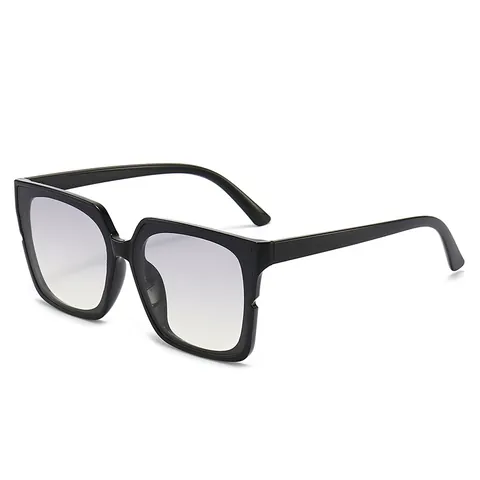 Übergroße Quadratische Sonnenbrille Für Damen Herren Retro Trendig UV400 Schutz Vollrand Kunststoff Große Brille Zum Fahren Reisen