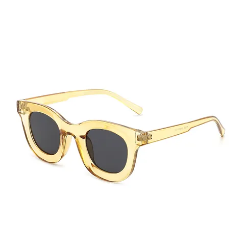 Retro Runde Konkave Sonnenbrille UV400 Schutz PC Rahmen AC Linse Vintage Ins Stil Outdoor Straße Reise Brille für Damen Herren