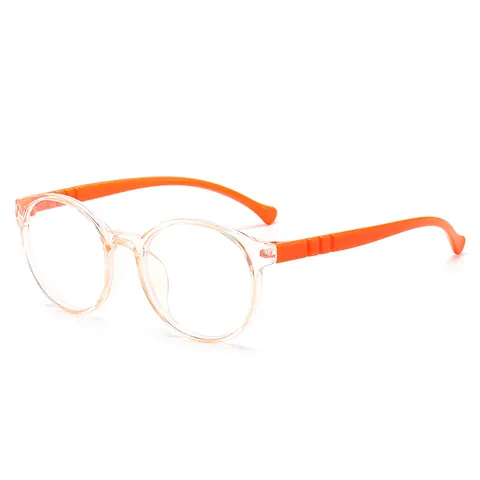 Kinder Blaulichtfilter Brille Rund PC AC Optik Rahmen Computer Lesen Brillen Für Jungen Mädchen Mode Retro Brille