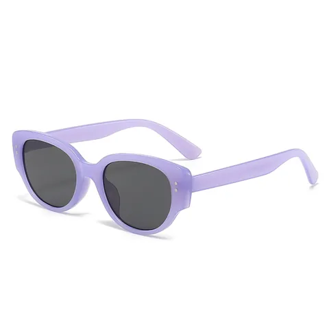 Retro Katzenauge Sonnenbrille Für Damen Trendy Vintage PC Rahmen AC Linse UV400 Schutz Mode Streetwear Brillen