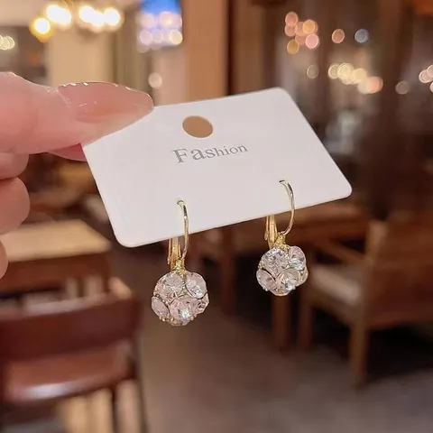 Orecchini a Cerchio Vintage con Strass Colorati in Lega di Zinco Con Perno in Argento Sterling 925 Gioielli da Donna