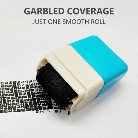 Confidential Roller Stamp Identity Theft Protection Identity Guard For Privacy Protection Courier Bill Address Eraser Office Tool