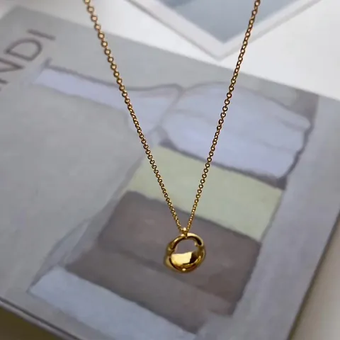 925 Sterling Silver Irregular Geometric Pendant Necklace Minimalist Cold Style Gold Silver Plated Clavicle Chain Jewelry For Women