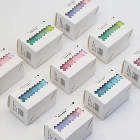 Regenbogen Gradient Washi Tape Set Candy Farbe Masking Tape Für DIY Scrapbooking Journaling Dekorative Schreibwaren Mehrere Rollen