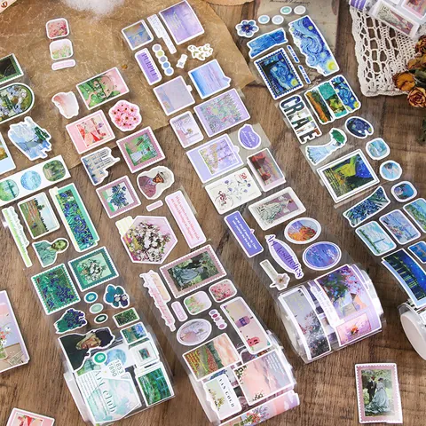 Ruban Scrapbooking Style Artistique Rétro Peintures Célèbres Ruban Washi Décoratif Pour Décoration Journal DIY Bricolage